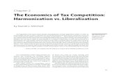 The Economics of Tax Competition: Harmonization vs. Liberalization