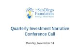 Q3-2016 Quarterly Investment Webinar - The San Diego Foundation