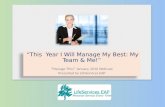 LifeServices EAP: "Manage This!" Webcast: "This Year I Manage My Best: My Team & Me!"