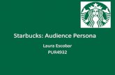 Starbucks Audience Persona by Laura Escobar