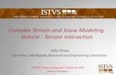 Complex Terrain and Snow Modeling: Vehicle - Terrain Interaction