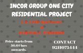 Incor group one city residential project at Kukatpally, Hyderabad