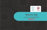 Warm Up Academia Lean Brasil 2016.1