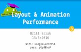 Performance #3  layout&animation