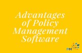 Advantages of Policy Management Software