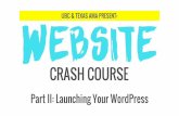 Launching your WordPress Website