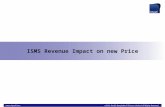 ISMS Revenue Impact on New Price