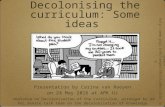 Van rooyen decolonising the curriculum may 2016