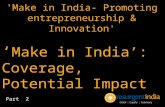 Make in India - Coverage - Part - 2
