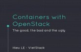 ContainerDayVietnam2016: Containers with OpenStack