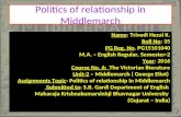 Politics of relationship in Middlemarch