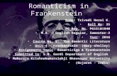 Romanticism in Frankenstein