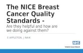 YCN Breast Educational Meeting 2015-NICE Breast Cancer Quality Standards- E Appleton, J Naik