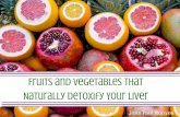 Fruits and Vegetables that Naturally Detoxify your Liver