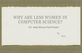 Why Are Less Women in Computer Science - Data Science Project