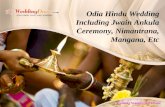 Odia hindu wedding including jwain ankula ceremony, nimantrana, mangana, etc