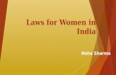 Laws for women in India