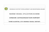 Q3 2016 Marine Vessel Categorization Report