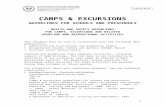 CAMPS & EXCURSIONS guidelines for schools and preschools