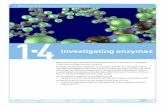 Topic guide 1.4: Investigating enzymes - contentextra.com