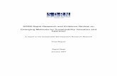 SDRN rapid research and evidence review on emerging methods ...