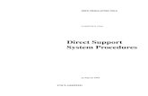 Direct Support System Procedures