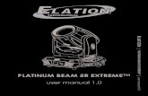 ELATION PLATINUM BEAM 5R EXTREME - USER MANUAL 1.0