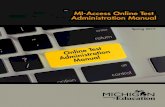 MI-Access Online Test Administration Manual