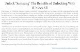 Unlock Samsung With iUnlockAll & Its Benefits of Unlocking