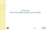 Food Laws (Agmark,BIS, FSSAI)