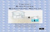 Virginia Rainwater Harvesting Manual 2007
