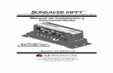 Manual SunSaver MPPT Operadores