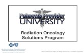 Radiation Oncology Solutions Program