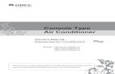 Console Type Air Conditioner
