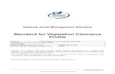 Standard for Vegetation Clearance Profile