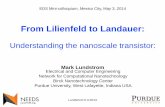 EE-612: Nanoscale Transistors Fall 2006 Mark Lundstrom Electrical ...