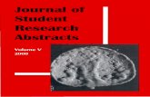 journal of student research abstracts