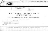 LUNAR SURFACE STUDIES