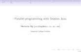 Parallel programming with Session Java
