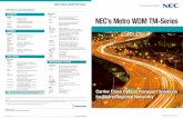 NEC's Metro WDM TM-Series