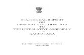 statistical report on general election, 2008 to the legislative ...