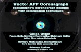 The Vector APP Coronagraph - realizing new coronagraph designs ...