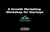 Techstars Growth Marketing Presentation by Jim Huffman