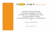 Solar Electricity Technologies RTD Projects Database for innovation ...