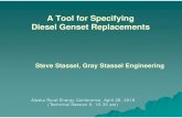 A Tool for Specifying Diesel Genset Replacements