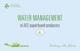 WATER MANAGEMENT of ACE liquid paperboard suppliers