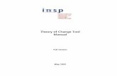 Theory of Change Tool : Manual (Full Version)