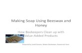 Making Soap Using Beeswax and Honey