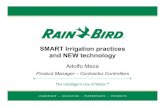 SMART Irrigation practices and NEW technology