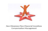 Non monetary non-financial incentives - compensation management - Manu Melwin Joy